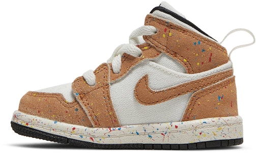 (TD) Air Jordan 1 Mid SE 'Salpicaduras de Pintura y Pinceladas' DA8012-100 Lookbook (TD) Air Jordan 1 Mid SE 'Salpicaduras de Pintura y Pinceladas' DA8012-100