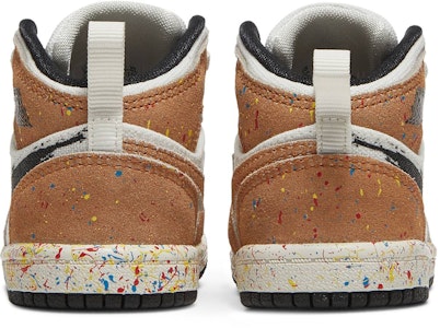 (TD) Air Jordan 1 Mid SE 'Salpicaduras de Pintura y Pinceladas' DA8012-100 Details for (TD) Air Jordan 1 Mid SE 'Salpicaduras de Pintura y Pinceladas' DA8012-100