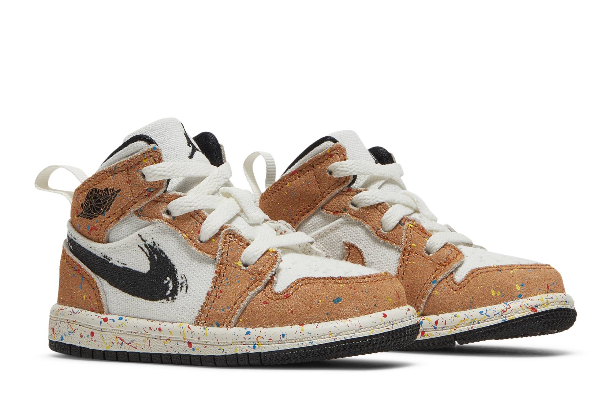 Cheap (TD) Air Jordan 1 Mid SE 'Salpicaduras de Pintura y Pinceladas' DA8012-100