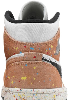 Air Jordan 1 Mid SE 'Brushstroke Paint Splatter' DA8005-100 Sizing Air Jordan 1 Mid SE 'Brushstroke Paint Splatter' DA8005-100