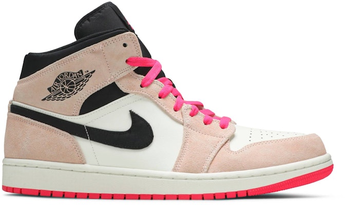 Air Jordan 1 Mid SE 'Crimson Tint' 852542-801 - Warna Merah Muda Buy Air Jordan 1 Mid SE 'Crimson Tint' 852542-801 - Warna Merah Muda