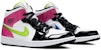 Air Jordan 1 Mid SE 'Cyber Active Fuchsia' Lelaki/Wanita Sneakers CZ9834-100