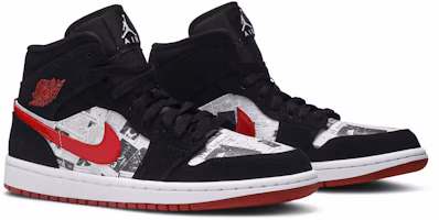 Air Jordan 1 Mid SE 'Newspaper Air Times' 852542-061 Cheap Air Jordan 1 Mid SE 'Newspaper Air Times' 852542-061