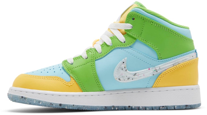 (Grade School) Air Jordan 1 Mid SE 'Recycled Grind' DX4368-400 Lookbook (Grade School) Air Jordan 1 Mid SE 'Recycled Grind' DX4368-400