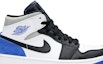Order Air Jordan 1 Mid SE 'Royal Black Toe' Lelaki Hitam Diraja. 852542-102