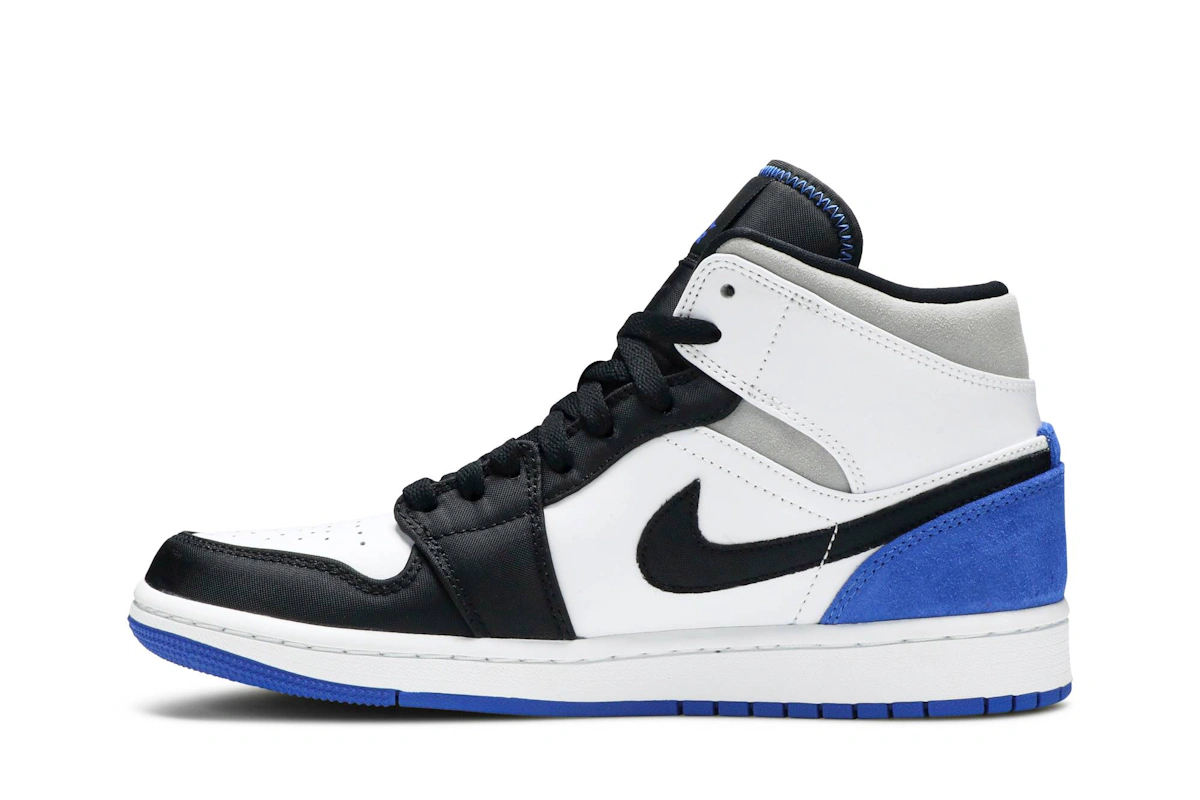 Air Jordan 1 Mid SE 'Royal Black Toe' 852542-102
