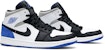 Air Jordan 1 Mid SE 'Royal Black Toe' Lelaki Hitam Diraja. 852542-102