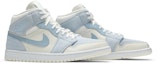 Cheap Air Jordan 1 Mid SE 'Sail Light Blue' Lelaki Wanita Kasut Sneaker DA4666-100