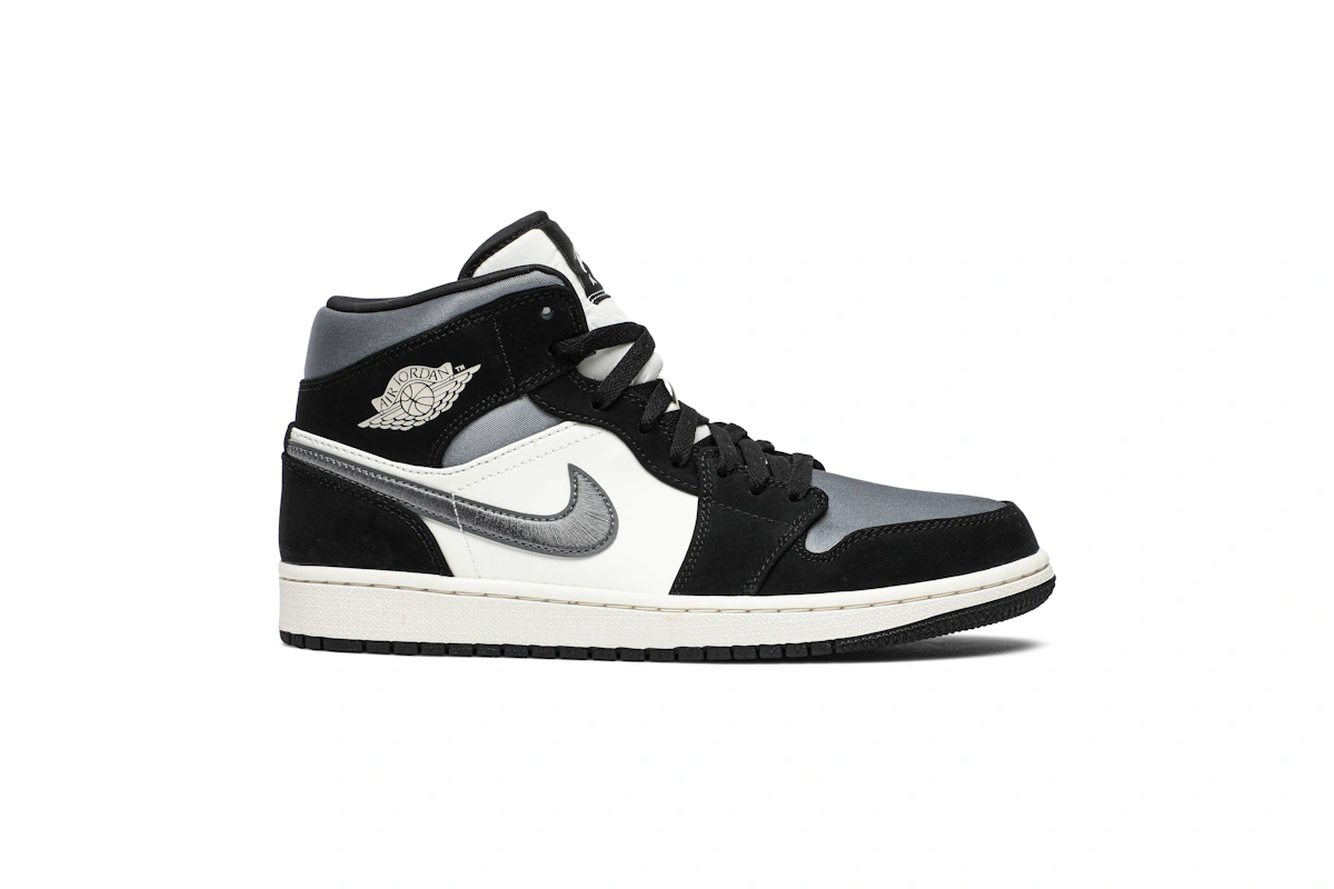 Air Jordan 1 Mid SE 'Satin Smoke Grey' 852542-011