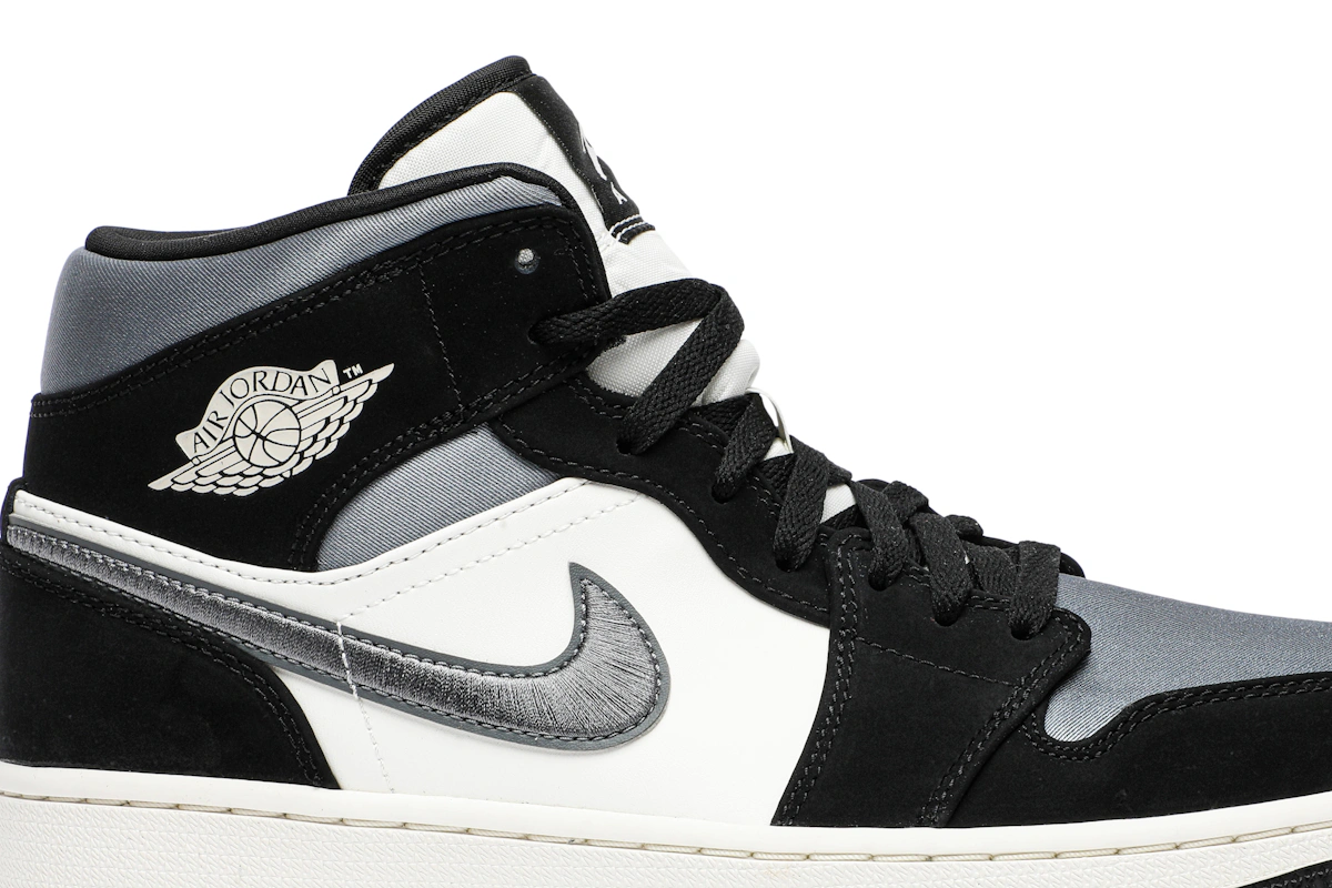 Air Jordan 1 Mid SE 'Satin Smoke Grey' 852542-011