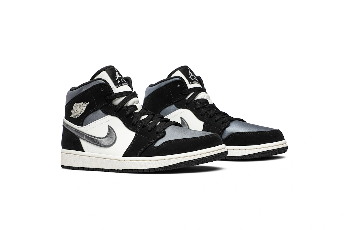 Air Jordan 1 Mid SE 'Satin Smoke Grey' 852542-011