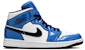 Air Jordan 1 Mid SE 'Signal Blue' Lelaki DD6834-402