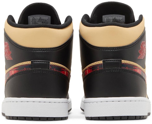 Air Jordan 1 Mid SE 'Tartan Swoosh' DZ5329-001 Details for Air Jordan 1 Mid SE 'Tartan Swoosh' DZ5329-001