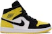 Air Jordan 1 Mid SE 'Yellow Toe' 852542-071 (Warna Kuning)