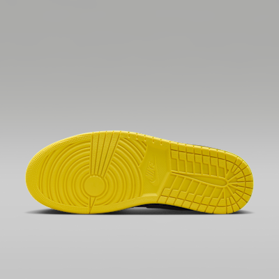 Order Air Jordan 1 Mid SE Negro/Amarillo Óptico/Plateado IO2052-001