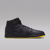 Lookbook Air Jordan 1 Mid SE 黑色/亮黃/銀色 IO2052-001