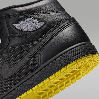 Air Jordan 1 Mid SE Negro/Amarillo Óptico/Plateado IO2052-001 Cheap Air Jordan 1 Mid SE Negro/Amarillo Óptico/Plateado IO2052-001