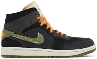 Air Jordan 1 Mid SE Craft 'Anthracite Sky J Light Olive' FD6817-003 Air Jordan 1 Mid SE Craft 'Anthracite Sky J Light Olive' FD6817-003