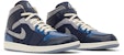 Air Jordan 1 Mid SE Craft 'Inside Out - Obsidian' Dalam Bahasa Melayu DR8868-400