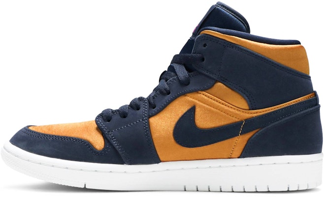 Air Jordan 1 Mid SE Premium 'Stain Gold' 852542-401 Lookbook Air Jordan 1 Mid SE Premium 'Stain Gold' 852542-401
