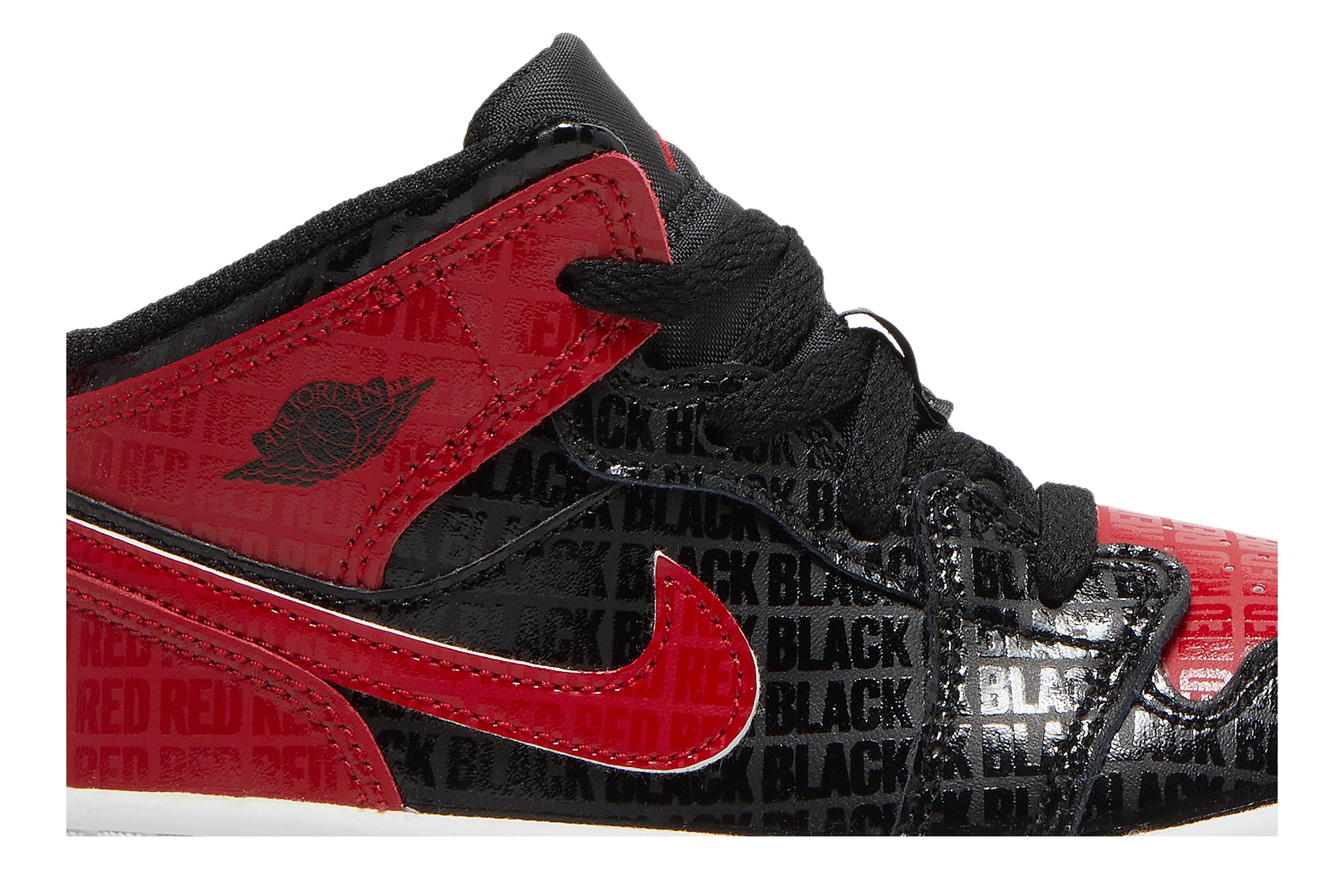 (TD) Jordan 1 Mid SS 'Black + Red = Bred' 圖 2