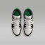 Shop Air Jordan 1 Mid Blanco Summit/Verde Lucky/Oro University/Negro II1252-100