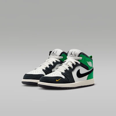 Air Jordan 1 Mid Blanco Summit/Verde Lucky/Oro University/Negro II1252-100 Purchase Air Jordan 1 Mid Blanco Summit/Verde Lucky/Oro University/Negro II1252-100