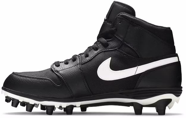 Air Jordan 1 Mid TD Cleat 'Hitam' AR5604-001 Lookbook Air Jordan 1 Mid TD Cleat 'Hitam' AR5604-001
