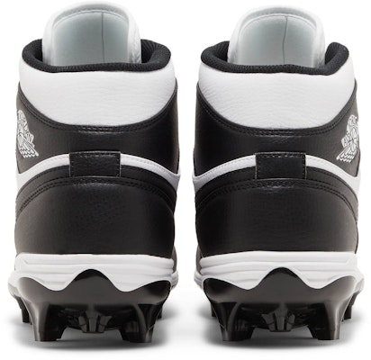 Air Jordan 1 Mid TD Cleat 'Hitam Putih' 2023 FJ6805-100 Details for Air Jordan 1 Mid TD Cleat 'Hitam Putih' 2023 FJ6805-100