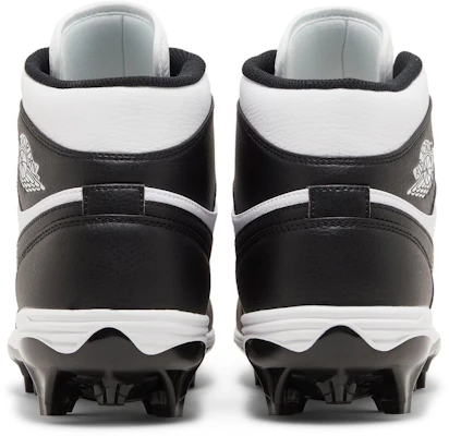 Air Jordan 1 Mid TD Cleat 'Hitam Putih' 2023 FJ6805-100 Sizing Air Jordan 1 Mid TD Cleat 'Hitam Putih' 2023 FJ6805-100