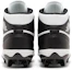 Sizing Air Jordan 1 Mid TD Cleat 'Hitam Putih' 2023 FJ6805-100