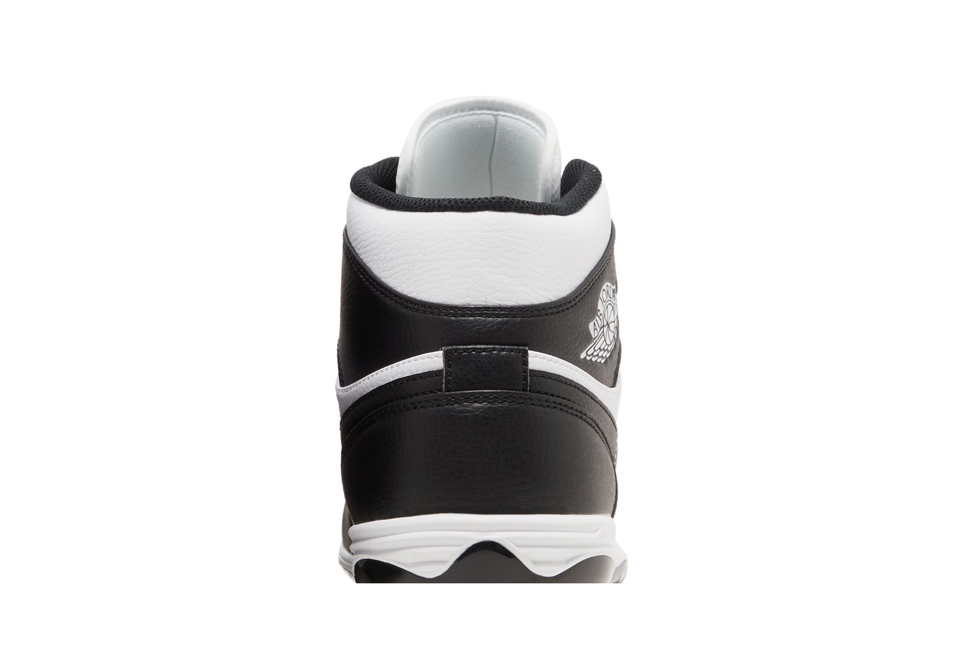 Cheap Air Jordan 1 Mid TD Cleat 'Hitam Putih' 2023 FJ6805-100