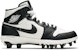 Air Jordan 1 Mid TD Cleat 'Hitam Putih' AR5604-100