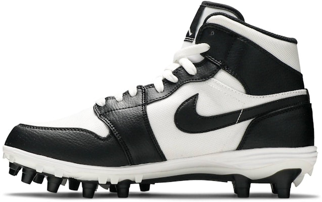 Air Jordan 1 Mid TD Cleat 'Black White' AR5604-100 Lookbook Air Jordan 1 Mid TD Cleat 'Black White' AR5604-100