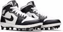 Cheap Air Jordan 1 Mid TD Cleat 'Hitam Putih' AR5604-100