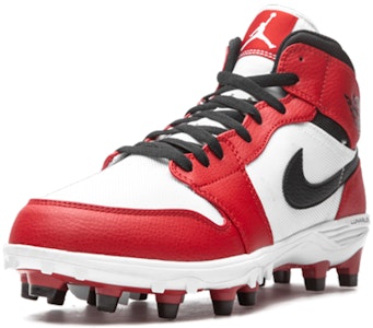 Air Jordan 1 Mid TD 足球钉鞋 '芝加哥' AR5604-106 Lookbook Air Jordan 1 Mid TD 足球钉鞋 '芝加哥' AR5604-106