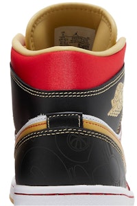 Air Jordan 1 Mid XQ 'Putih Hitam Sport Merah' 2022 DV0576-176 Sizing Air Jordan 1 Mid XQ 'Putih Hitam Sport Merah' 2022 DV0576-176