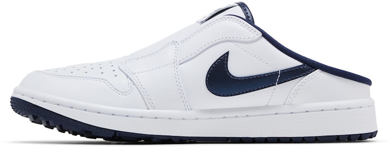エアジョーダン1 ミュール ゴルフ 'ホワイト ミッドナイトネイビー' FJ1214-103 Lookbook エアジョーダン1 ミュール ゴルフ 'ホワイト ミッドナイトネイビー' FJ1214-103