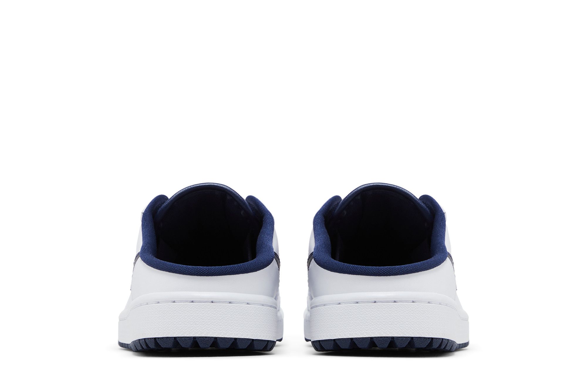 Sizing Air Jordan 1 Mule Golf ''Putih Midnight Navy'' FJ1214-103