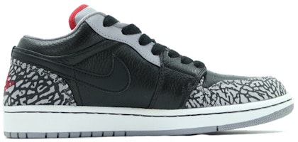Order Air Jordan 1 Phat Low ''Schwarz Zement'' 350571-061