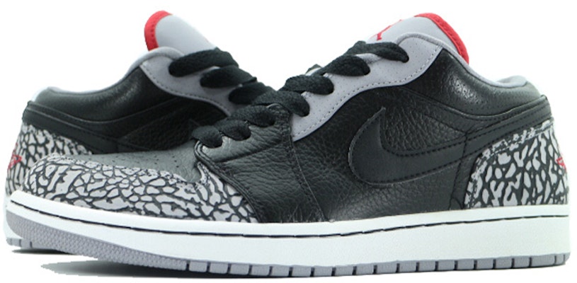 Air Jordan 1 Phat Low 'Black Cement' 350571-061 Lookbook Air Jordan 1 Phat Low 'Black Cement' 350571-061