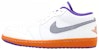 Air Jordan 1 Phat Low 'Lakers' Lelaki Wanita Kasut Sukan Retro. 350571-181