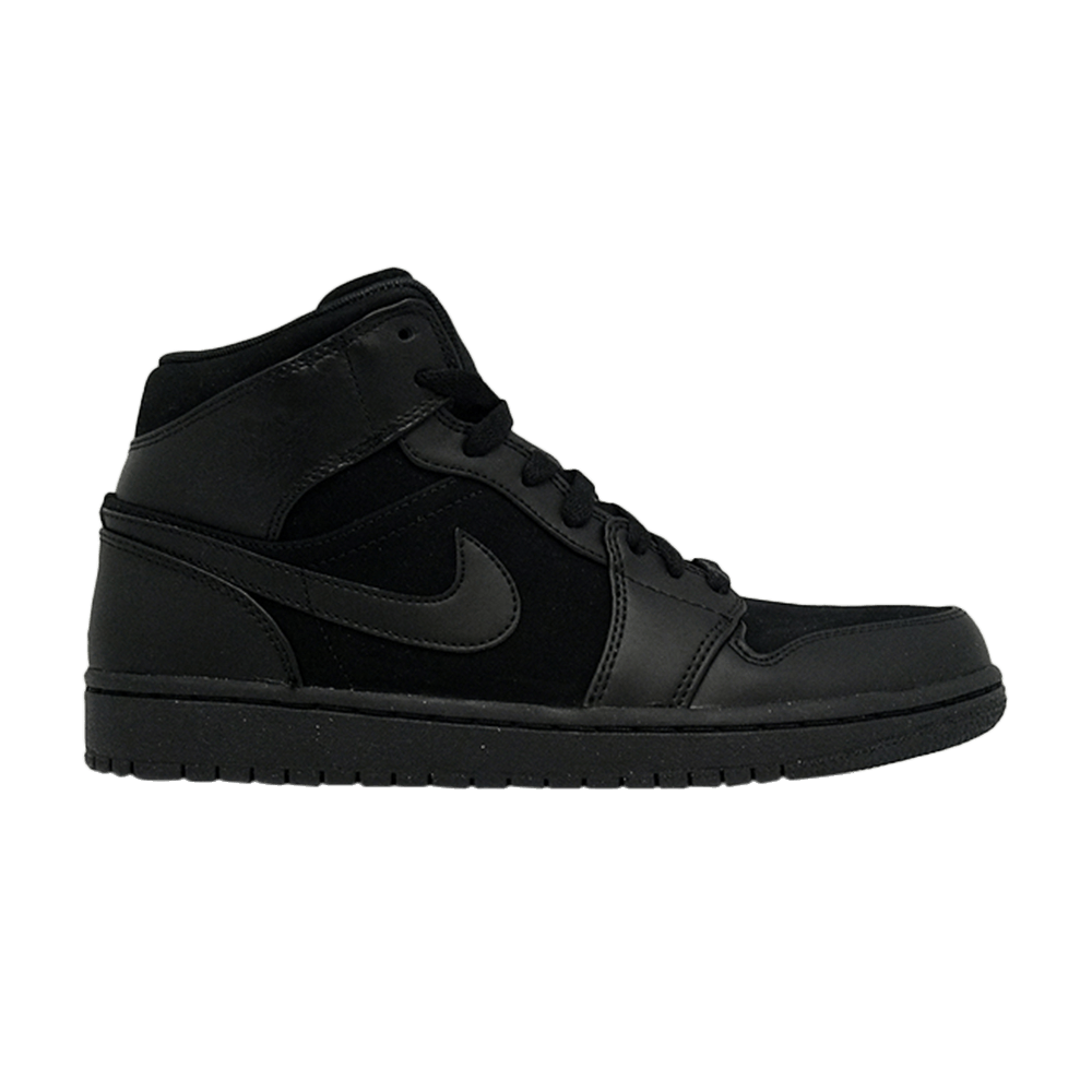 Air Jordan 1 Phat Mid 'Triple Black' 364770-020