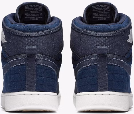 Jordan 1 retro ajko top blue quilted