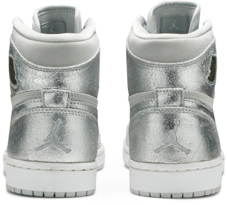 Air Jordan 1 复刻高帮银色 '25周年' 396009-001 Details for Air Jordan 1 复刻高帮银色 '25周年' 396009-001