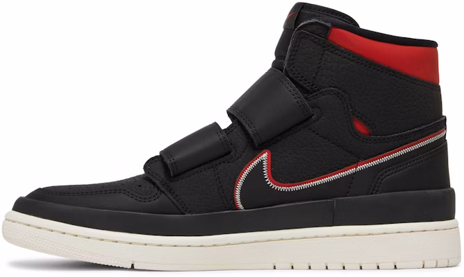 Air Jordan 1 Retro High 'Double Strap Hitam Merah Gym' AQ7924-016 Lookbook Air Jordan 1 Retro High 'Double Strap Hitam Merah Gym' AQ7924-016