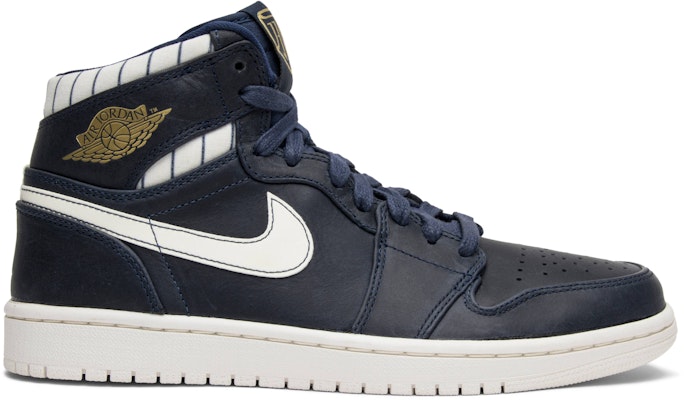 Air Jordan 1 Retro High 'Jeter' 715854-402 (Biru Gelap) Buy Air Jordan 1 Retro High 'Jeter' 715854-402 (Biru Gelap)