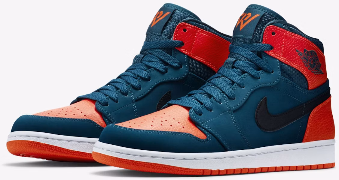 Air Jordan 1 复刻高帮“Russell Westbrook” 332550-312 Lookbook Air Jordan 1 复刻高帮“Russell Westbrook” 332550-312