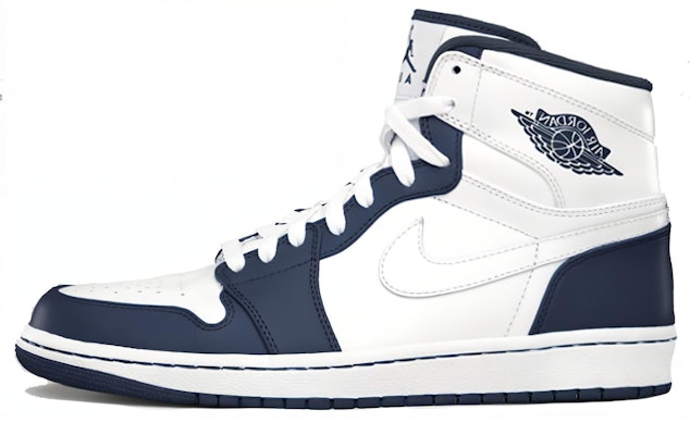 Air Jordan 1 Retro High 'Putih Midnight Navy' 332550-105 Buy Air Jordan 1 Retro High 'Putih Midnight Navy' 332550-105
