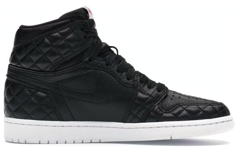 Order 喬丹 Air Jordan 1 MJ設計 限量版 慈善 防滑耐磨 高筒 復古籃球鞋 男女款 黑色